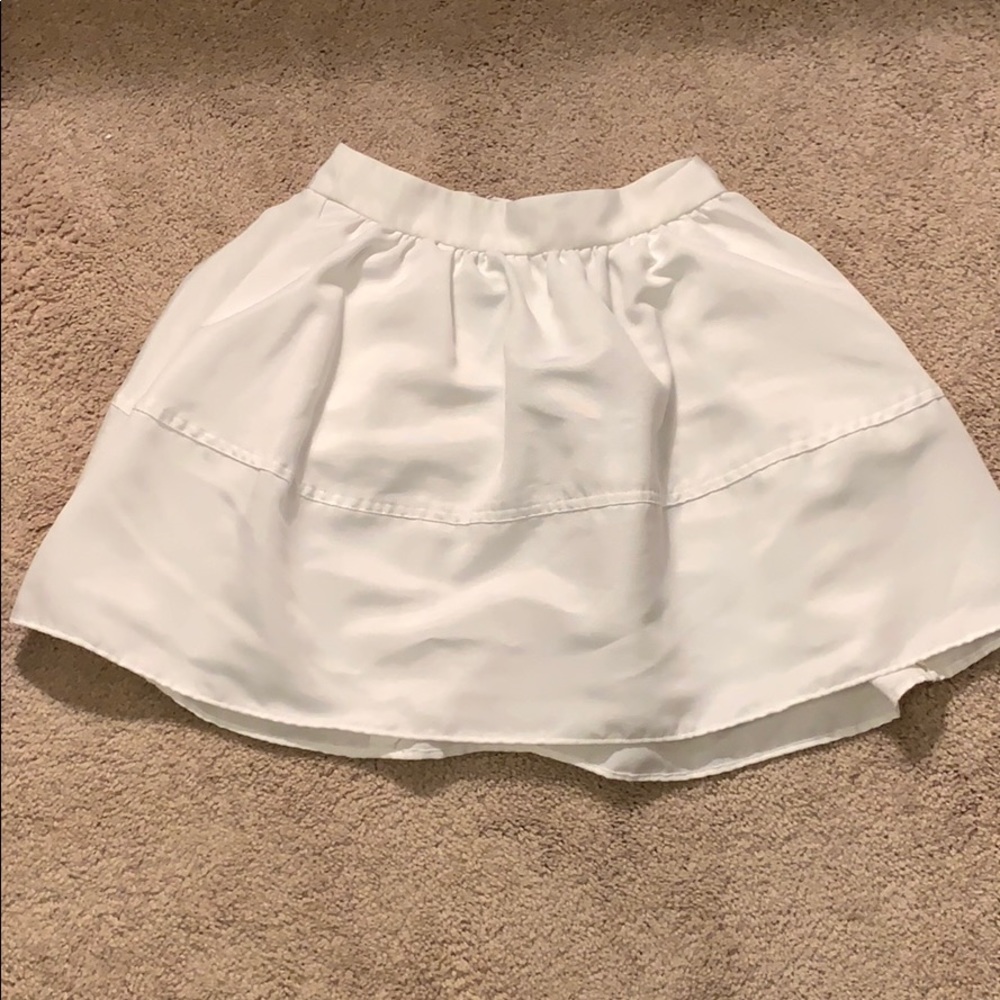 White Mini Skirt